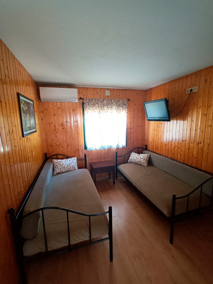 Bungalows 1 dormitorio - Salón con sofás cama